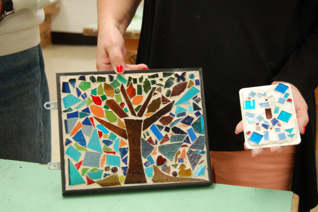 Mosaic Stained Glass Class (Glass on Glass)